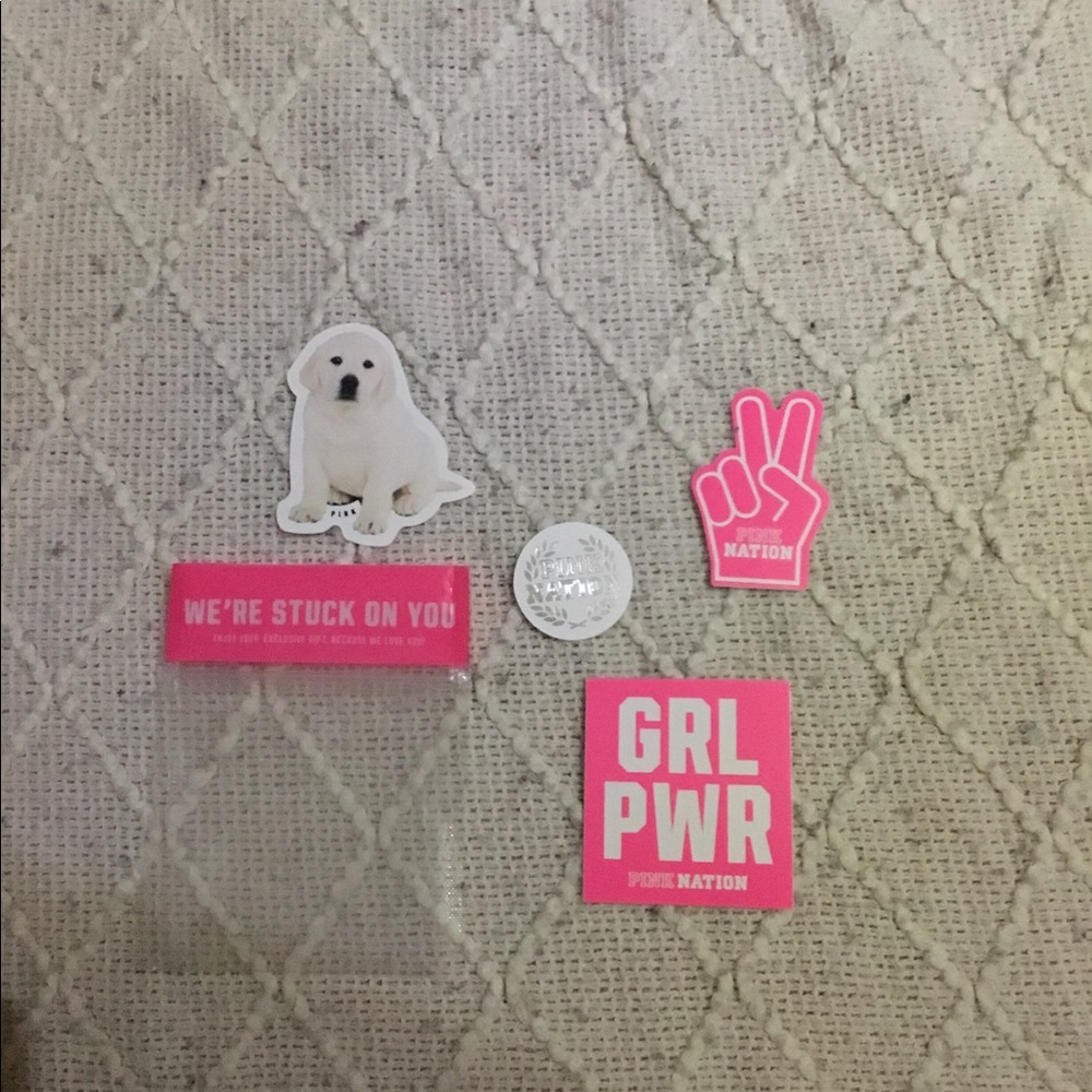 4 Victoria’s Secret stickers
